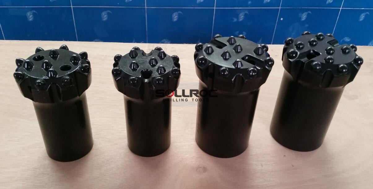 Top Hammer Drilling Tools R38 Thread Retrac Button Bit For Rock Drilling