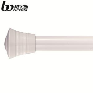 China White Color Resin Curtain Rod Finals 28mm Curtain Pole Ends Decorative wholesale