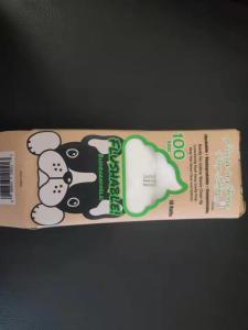 China White Poop Bag Water Soluble PVA Material Dissolve In Water As Rolls wholesale