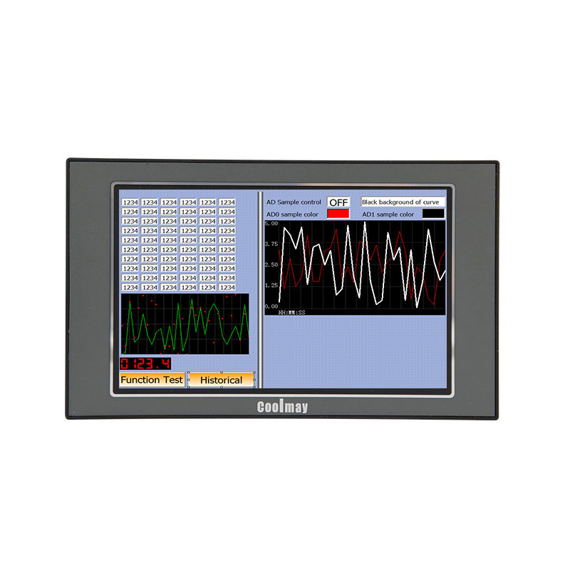 1024*600 Piexls LCD Touchscreen Display Coolmay 10 Inch USB 2.0 HMI Controller
