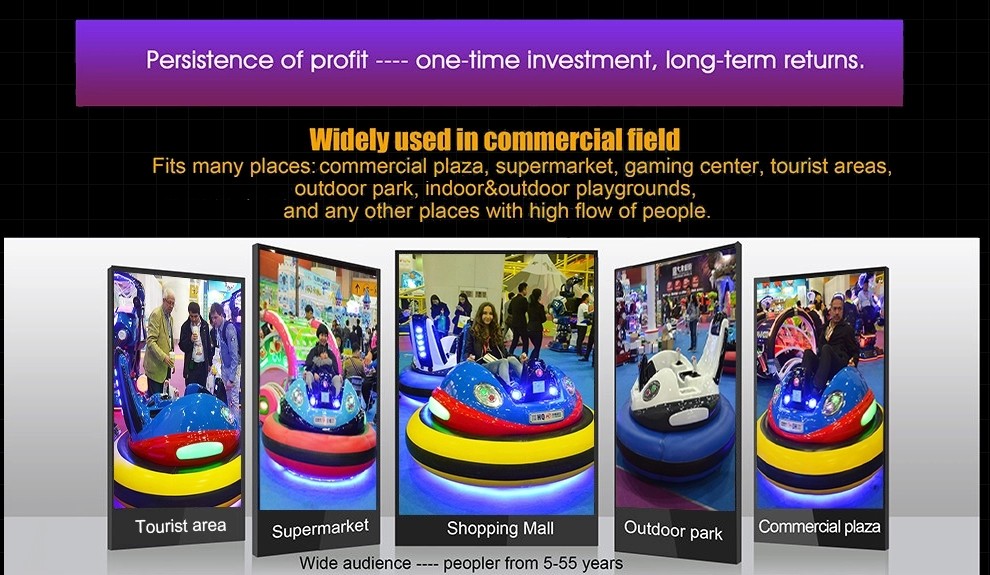 Funny UFO Electric Spin Zone Bumper / Adult Inflatable Bumper Car