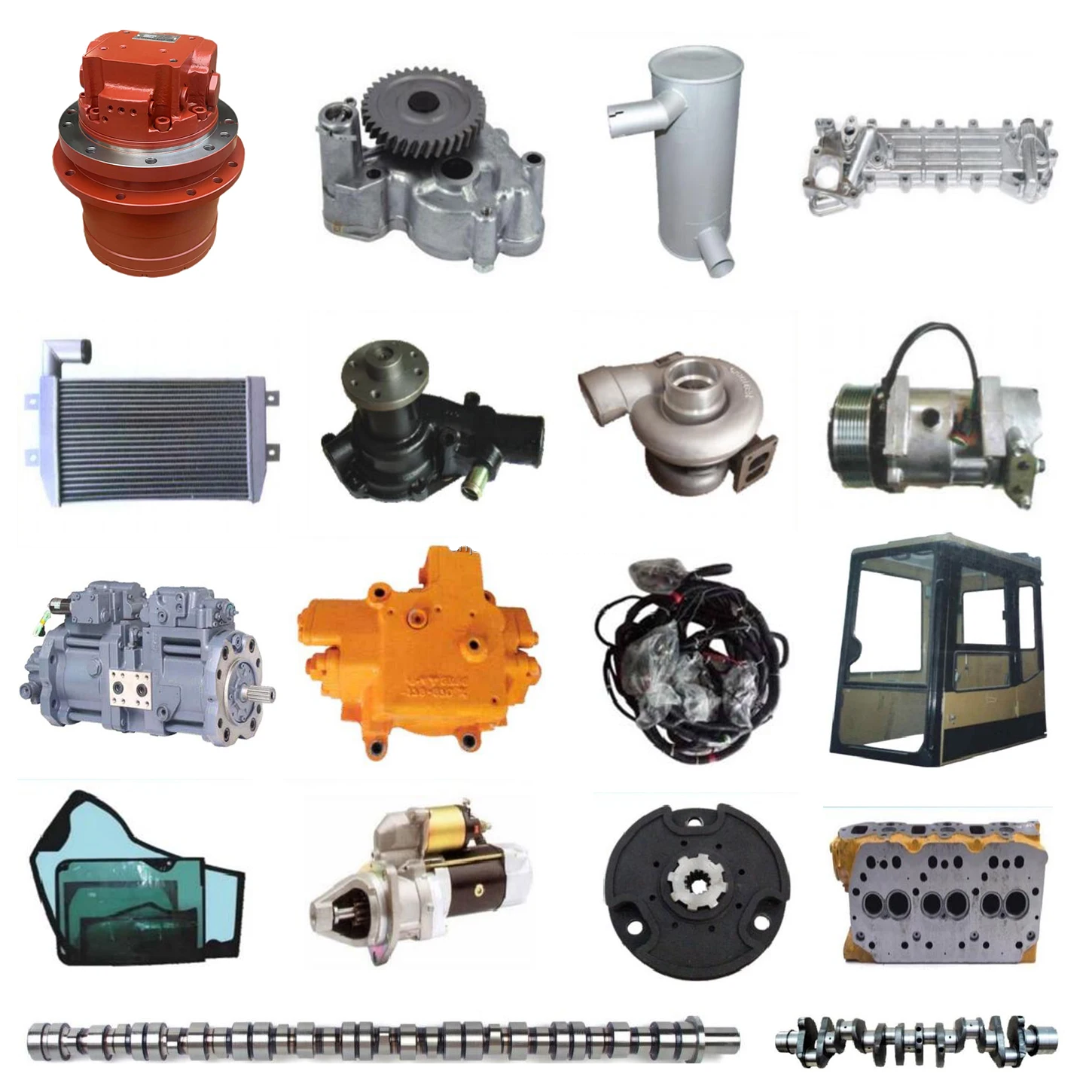 Heavy-Duty Cast Iron Parts for JCB Excavator Main Solenoid in Concrete Batching Plant