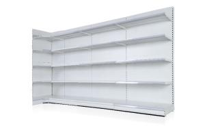 China Grey White 5 Layers Metal Display Racks For Supermarket , Drug Store wholesale