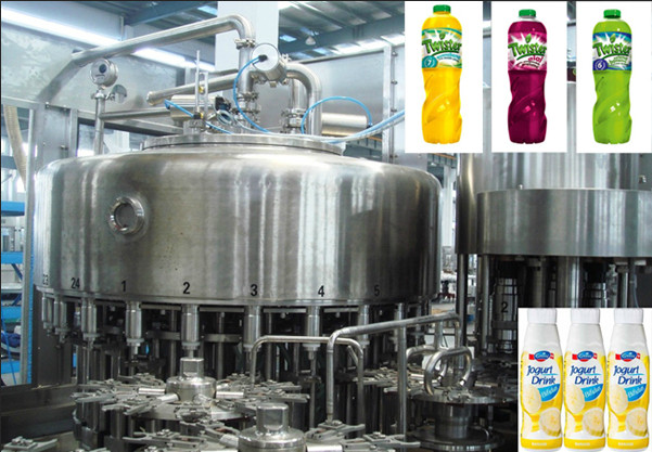 High Pressure Hot Filling Machine , Glass Bottled Juice Production Machine