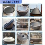 Equal 1000mm Stainless Steel Elliptical Hemisphere Conical Torispherical Head