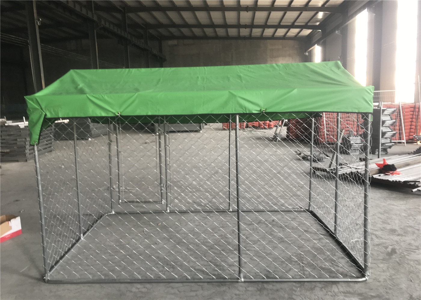 Dog Kennel Fencing 1.8m x2m x 3m mesh 60mm*60mm diameter 2.2mm DO IT YOURSELF chain mesh dog fencing