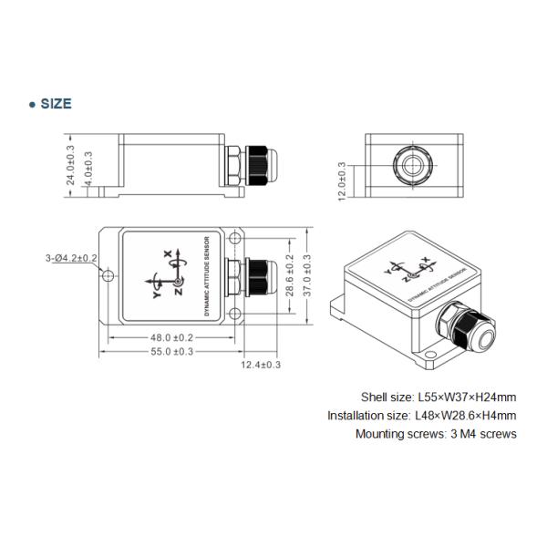 TL720D DC5V MEMS GYROSCOPE SENSOR IN MOBILE STRONG STABILITY