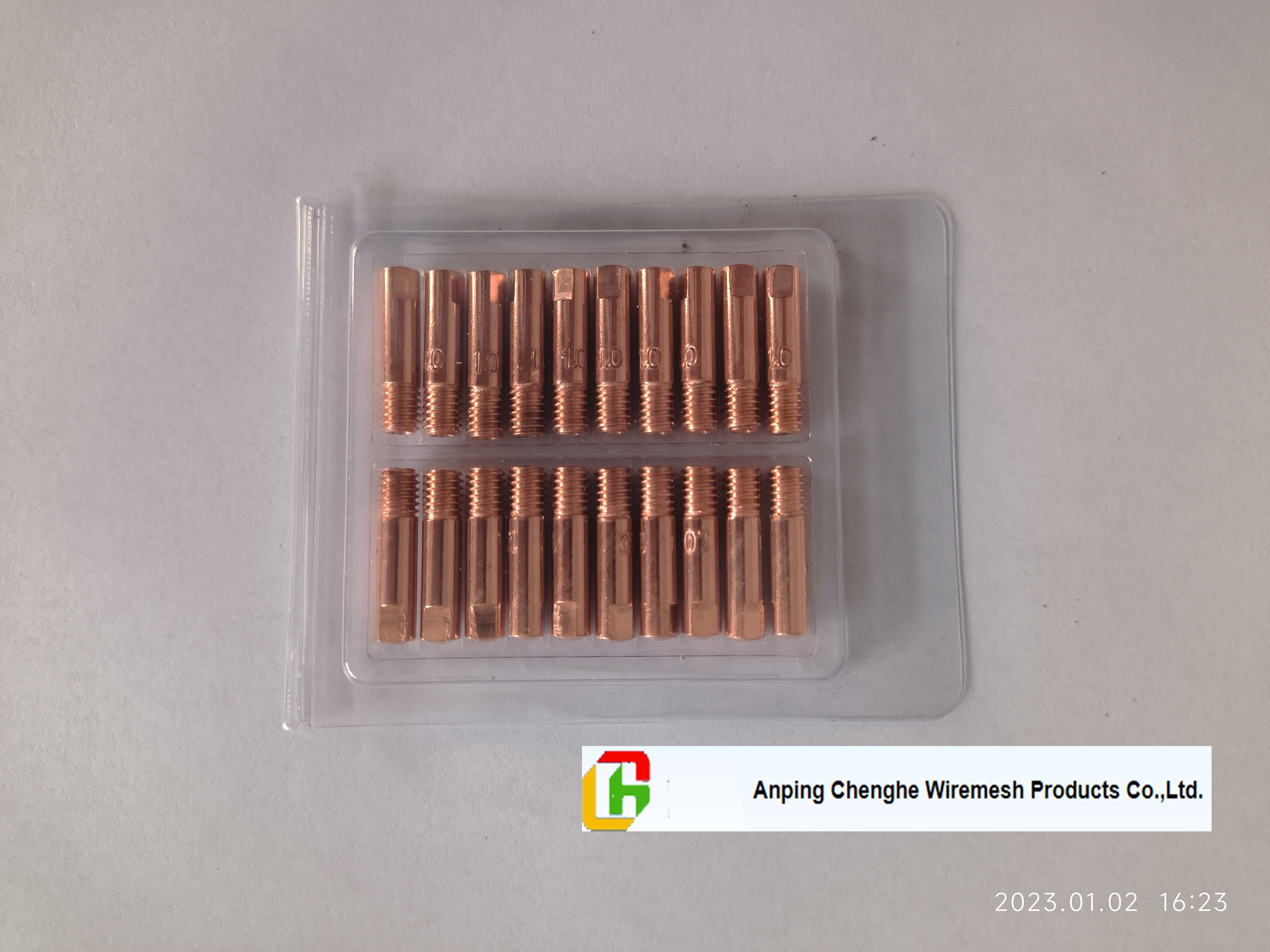 CO2 welding Contact Tip M6 X 25mm 0.8mm/1.0mm/1.2mm