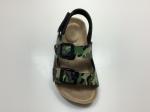 Fashion Camouflage Double Buckle Footbed Sandals