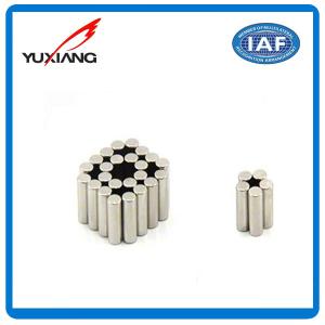 China Cylinder Neodymium Permanent Magnets 3mm*12mm Thick Diametrically Magnetised wholesale