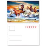 Custom Restaurant Animation 0.35mm 3D Lenticular Card