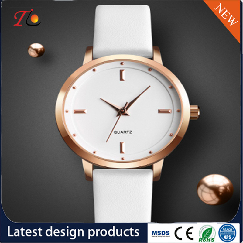 Wholesale Customizable PU Strap/Band Wrist Watch Fashion Watch Alloy Case Multicolor Bands