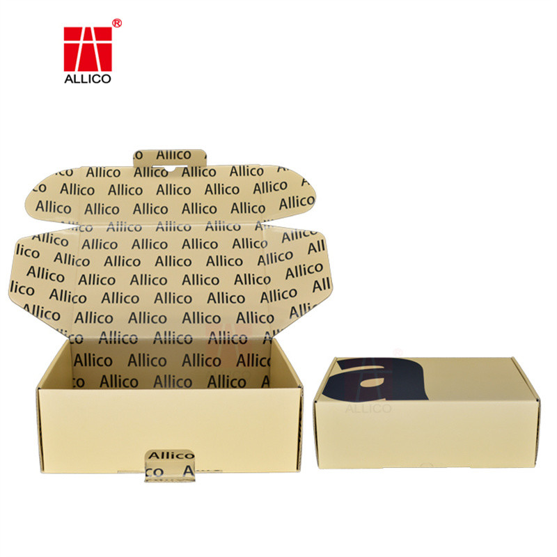 Book Shape Folding Box Printable Logo Gift Box Corrugated Packaging Box