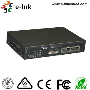 China 10/100/1000M Managed 2FX + 4TX Fiber Switch wholesale