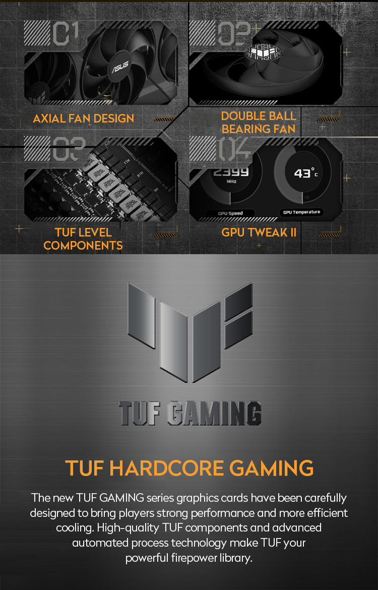 Asus 100% new tuf gaming geforce rtx3080 ti 12g gddr6x pci express 4.0 desktop computer graphics card rtx 3080ti 12g gam