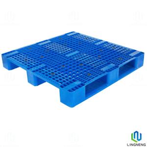 China Single Face HDPE Heavy Duty Plastic Pallets Euro Custom Plastic Pallet 1100x1100x160mm wholesale
