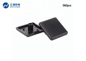 China Black 30MM*30MM T Slot Accessories ABS Square Plastic End Cap wholesale