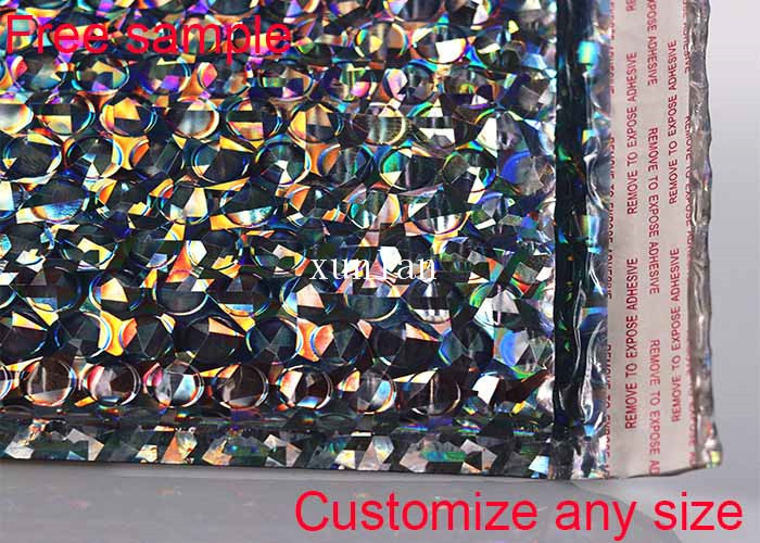 Holographic Bubble Wrap Mailer Wholesale Metallic Bubble Mailer with High Quality