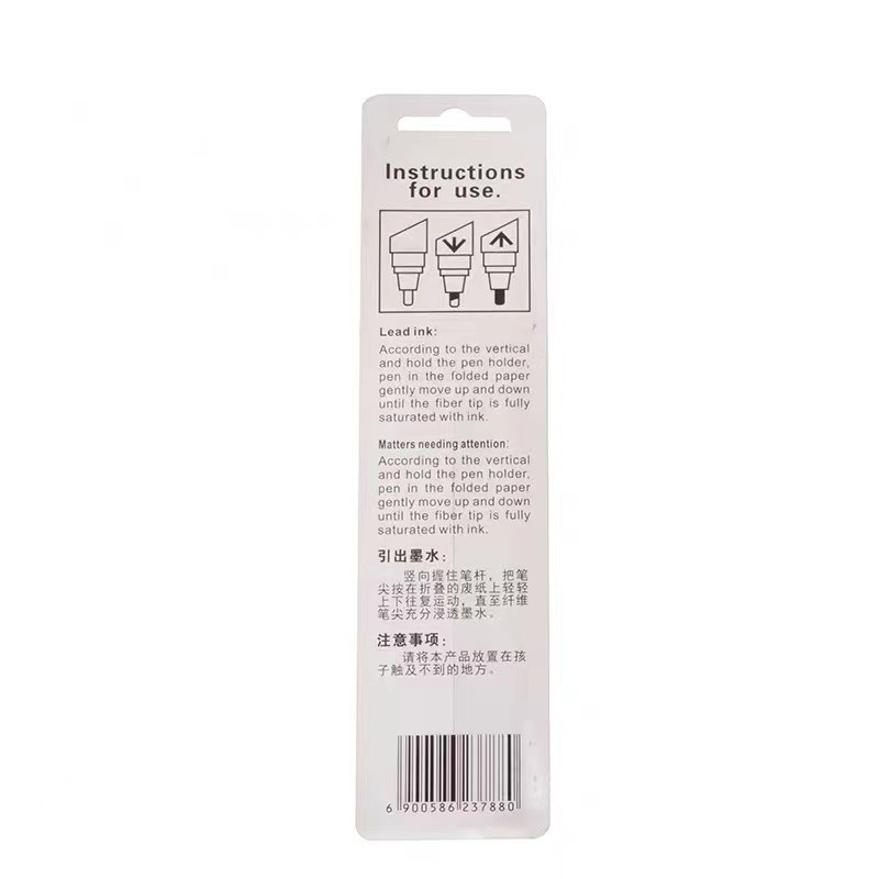 225*55mm Black Cattle Tag Marker Pen For TPU Ear Tag Permanent