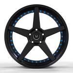 A6061 T6 Satin Gun Metal 5x130 Wheels For VW 20x9 5x112 5x120