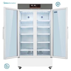 China Temperature Accuracy 0.1 Degree Glass Door Pharmacy Refrigerator For Laboratory Hospital wholesale