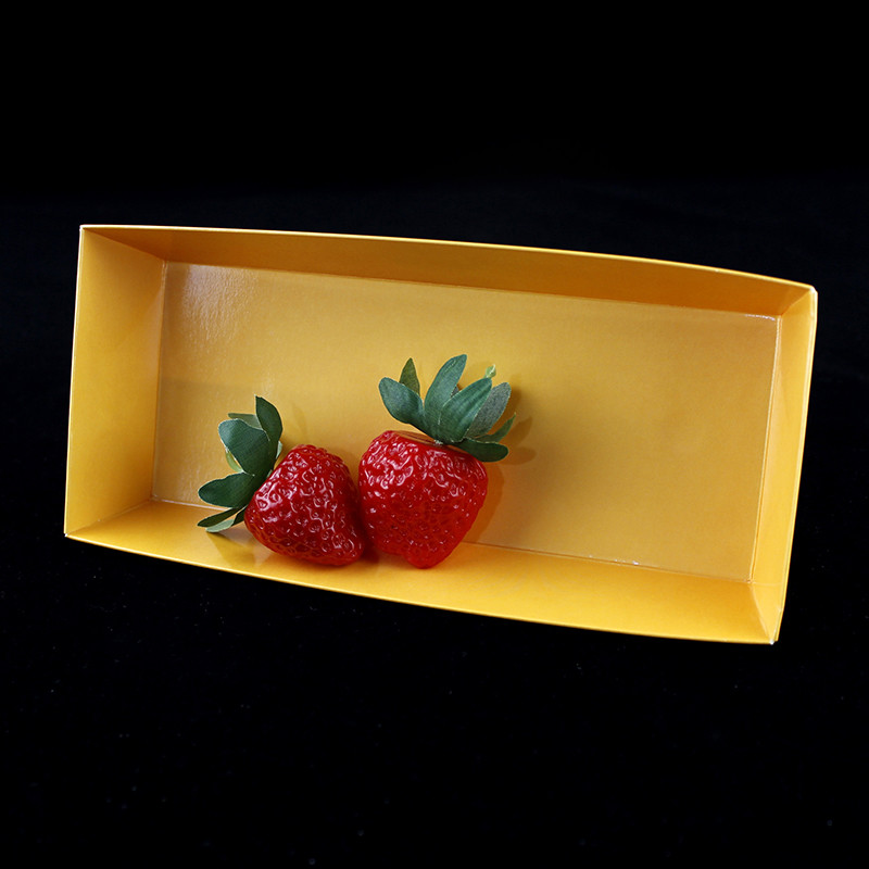 Takeaway Bakery Packaging Box Sandwich Paper Container With Plastic Lid