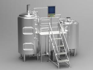 China Shockproof Electric Commercial Microbrewery Equipment Semi Auto Control Panel wholesale
