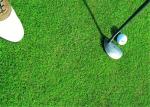 Healthy Golf Artificial Grass , Synthetic Golf Turf Long Life Expectance