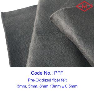 China Industrial Pre-Oxidized Fiber Felt Rolls High Temperature Resistant wholesale