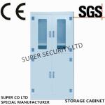Laboratory Medicine Medical Supply Storage Cabinet With Double Glass Door for