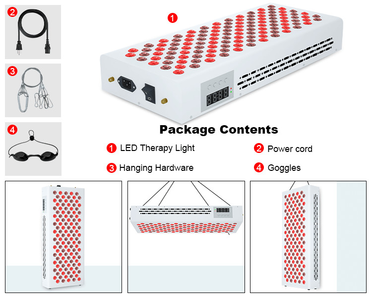 600W Infrared Red Light Therapy Panel For Skin Health Pain Relief / Wound Healing