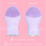 5V Facial Massager Electric Facial Cleanser Pink With FCC