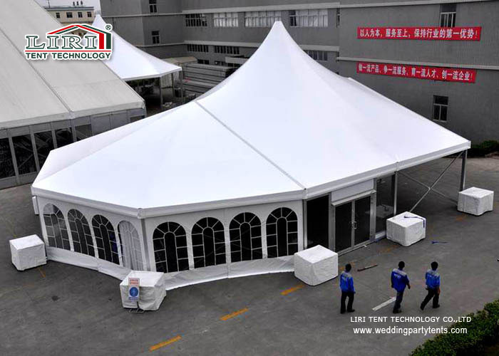 White High Peak Tents Wind Resistant , Custom Party Dome Tent
