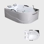 Waterfall Surfing Heated Jacuzzi Bathtubs Air Jetted Massage With Seat
