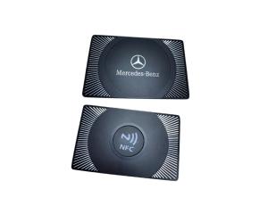 China Stainless Steel Contactless Smart Nfc Business Cards 13.56mhz Frequency wholesale