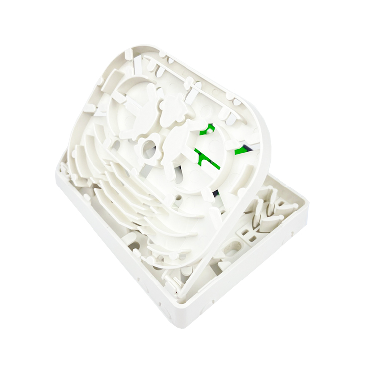 5 FTTX 4 Cores Plastic Fiber Optic Faceplate Socket Panel for and FTTX