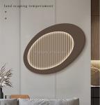 Home Decor Waterproof Wooden Artwork Led Light Wall Art 3d Wood Carving Painting