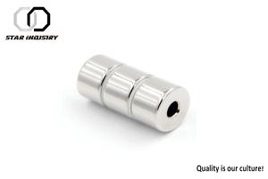 China N35 N52 Custom Made Magnets Strong Cylinder Neodymium Cylinder Magnets wholesale