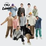 Manufacturer Washed Gym 230g Thickened Long-sleeved Round Neck 100% Cotton