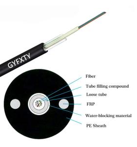 China No Metal FRP Optical Fiber Duct Cable 24F 2f Fiber Optic Cable GYFXTY 6mm wholesale