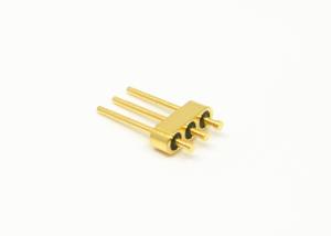 China Gold Plated Glass To Metal Seal Connectors 3 Pins Lightweight High Reliability wholesale
