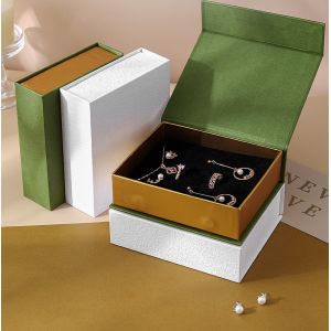Environmentally Friendly Jewelry Flip Box Ring Necklace Bracelet Book Box