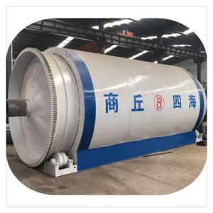 China Waste Tire Recycling Plastic Pyrolysis Plant for Converting Waste Tires to Diesel Fuel wholesale