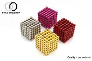China DIY Magnetic Steel Balls , Magnetic Balls Toy With Strong Construction wholesale