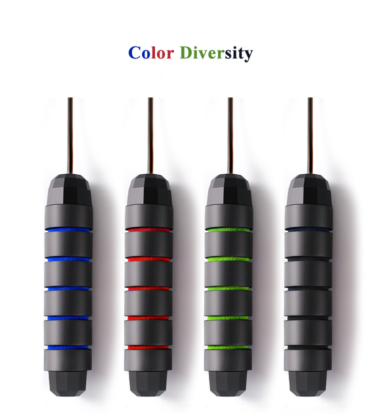 ZHIHUI 15.5cm Handle Dustproof Weight Bearing Skipping Rope Adjustable