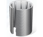 V Shaped Opening Wedge Wire Strainer Sieve Tube Resist Compression
