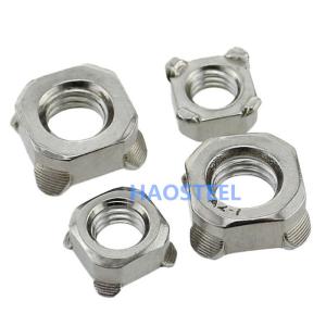 China Square Stainless Steel Welding Nut 201 304 304L 316 316L 321 2205 2520 2507 wholesale