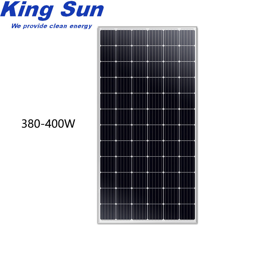 Anodized Aluminium Alloy 380W Solar Monocrystalline Panel