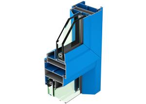 China High Prformance Flat Open Aluminium Window Profiles Mill Finish Surface wholesale