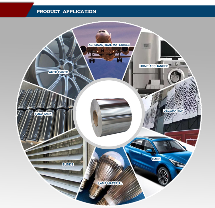 Round Roll Grade 3000 Series Aluminum Coils with T3 T4 T81 Conditions and Multiple Thickness/Width Alternatives